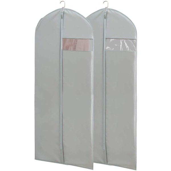 5 st Covenant garderob Transparent fönster synliga Skydd hängande kläder Damm Kvalster 60x120cm grå grå