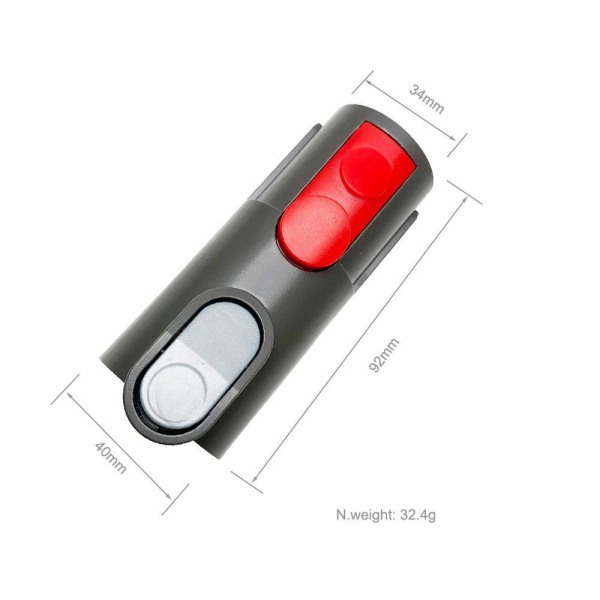 Grå adapter for Dyson V7, V8, V10, V11, V15, SV10, SV11 støvsuger