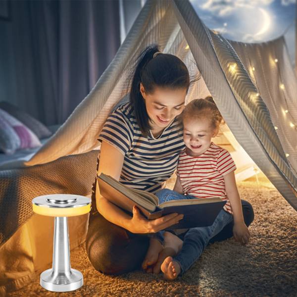 Batteridriven skrivbordslampa, dimbar bärbar skrivbordslampa för utomhus, modernt hotell, restaurang, sovrum, studierum