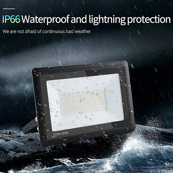 100W LED-valonheitin, IP66-vedenkestävä