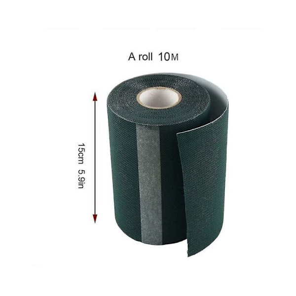 10 x 15 cm tekonurminauha, tekonurminauha, vihreä tekonurmen saumanauha