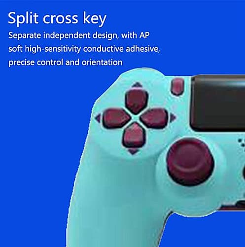 Trådløs Ps4-spilkontroller Bluetooth-controller Dobbelt hoved Snowflake-håndtag Joystick Mando Gamepad til 4 spillekonsoller