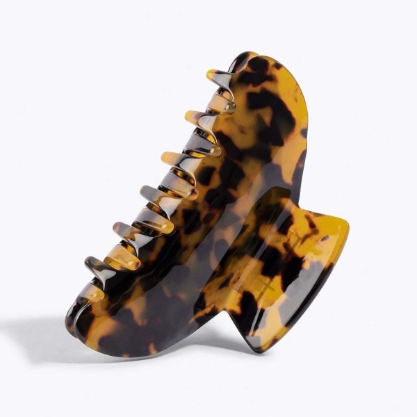 2PCS hårklämma banan clips sköldpadda spännen celluloid fransk design spännen celluloid leopard print stora modeaccessoarer för kvinnor flickor