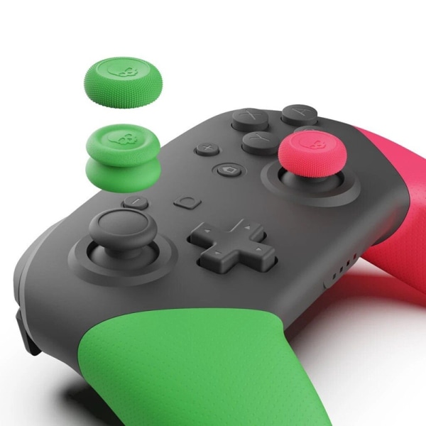 3 par (6 stk) kontrollerdeksler - svart, kompatibel med PS4/PS5 håndtak, CQC og FPS tommelfingerhåndtak kontrollhåndtak deksler, analog rockerdeksel