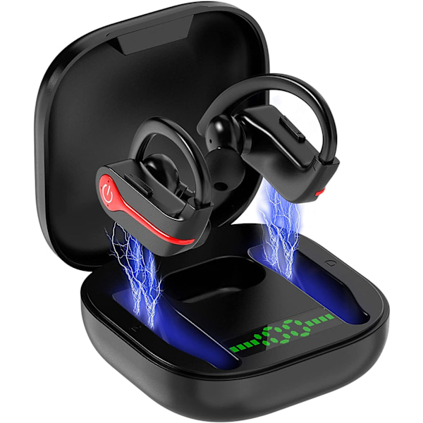 Tws Earbuds Bt 5.0 Headphone With Ipx8 Built-in Mic, Cvc Noise Cancel, 18-20h Play Time