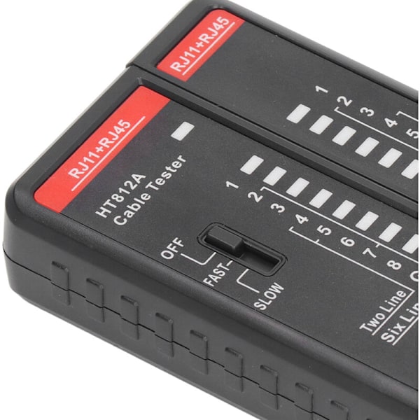 RJ11 RJ45 nettverkskabeltester Telefonledning testverktøy Tilbehør for måling HT812A