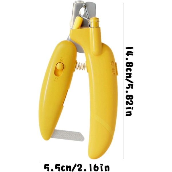 Lemmikkien kynsileikkurit LED-valolla