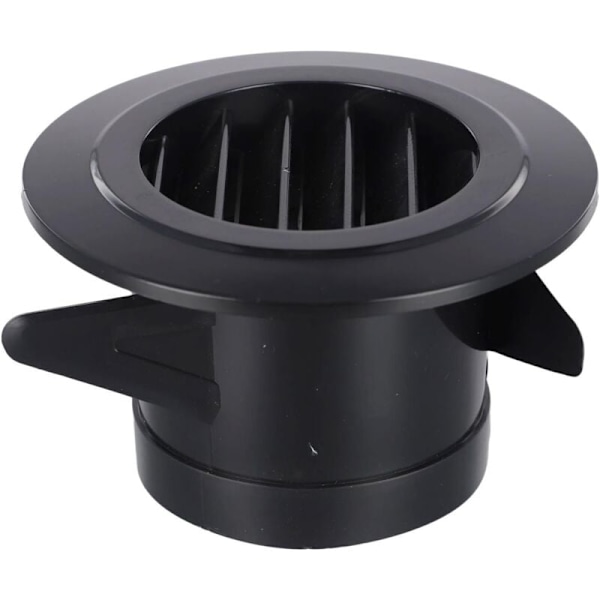 Ventilationsrist med aftageligt panel designet til brug på væg eller loft, fremstillet af ABS-plast (75 mm)