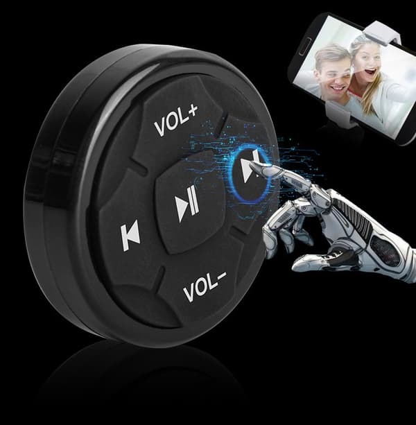 Universaali älykäs langaton auton ohjauspyörän ohjauspainike tukee Bluetooth-ohjausta Androidille ja iPhonelle