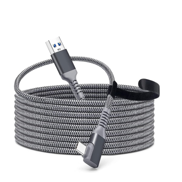Tiergrade Oculus Quest 2 Link-kabel, 5m USB 3.2 Gen 1 Type C Oculus Link, kompatibel med Oculus Quest, rask dataoverføring og rask lading Oculus Qu