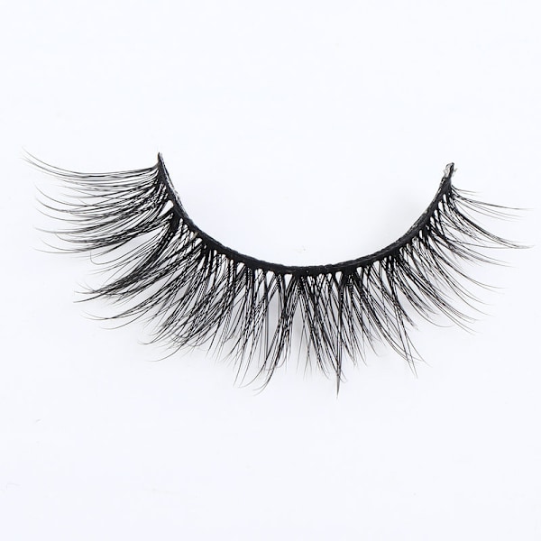 Falska ögonfransar - 14 mm Faux 3D Mink Lashes Natural Look Fluffy Cat Eye Wispy Lashes Pack, 14 par