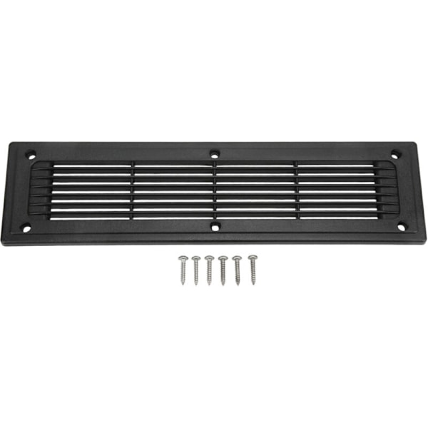 Rektangulær ventilationsrist 300 x 80 mm til autocamper, bus, trailer, køkkenskab