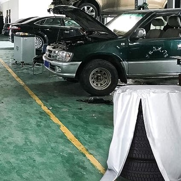 Däcköverdrag Vattentäta Däckförvaringsväskor Säsongsbetonade Däcköverdrag Rymmer 4 Däck upp till 32 Tum i Diameter V9A02 (73 x 110 cm)