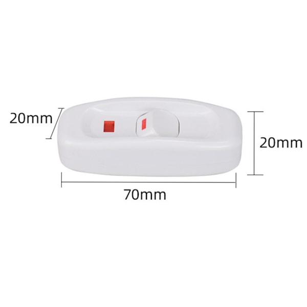 In-Line-bryter/lampe/lysbryter