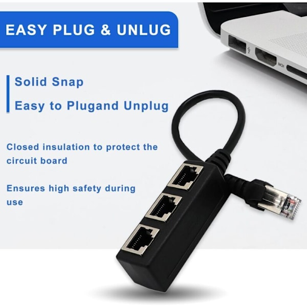 WiFi Repeater Booster 300Mbps Trådløs Forlenger Nettverkssignalforsterker (WPS, enkel installasjon, 1 Ethernet-port, innebygd antenne, 2.4 GHz) Øk