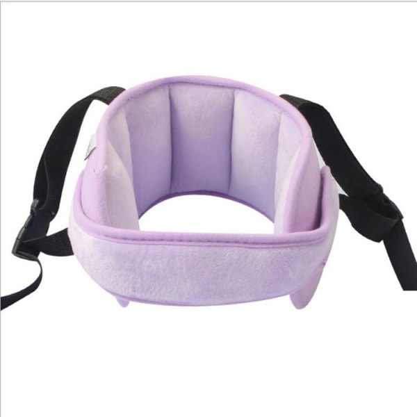 Fixeringsbälte för baby för bil Barn Bilsäkerhetssäte Nackstöd (lila)