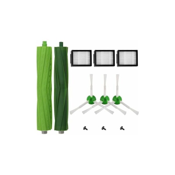 Udskiftningssæt til Irobot Roomba I7 I7 I7 +/i7 Plus E5 E7 E7 E7, 2 High E7, 3 Sidebørster + 1 reservedel til børster