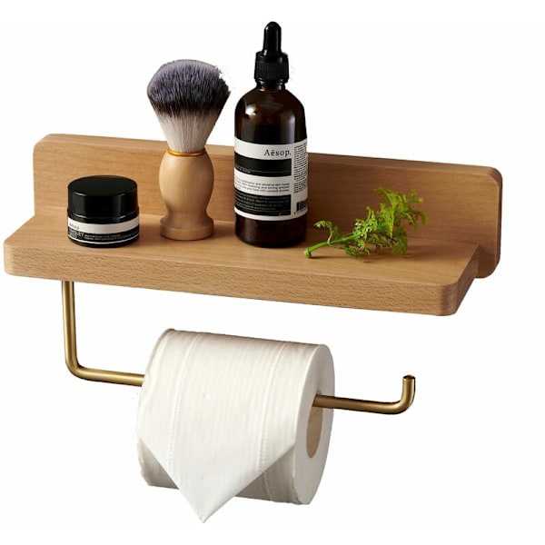 (10x30 cm) Dubbel toalettpapper Massivt trä Installation Bok Bok Exist Wc Vägg Självhäftande Wc Hund Valpar Rulle Dekor Dekor Dekor (Bok, 3.9