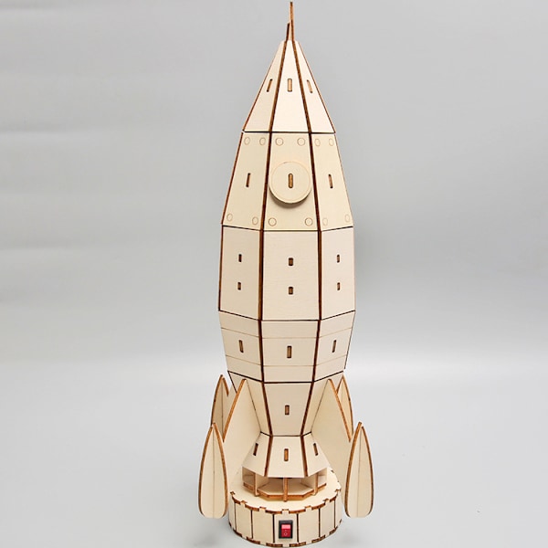 Aerospace handgjorda material diy teknik liten produktion raket montering pedagogiska leksaker vetenskapligt experiment materialpaket
