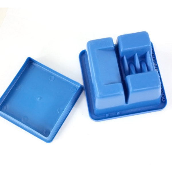Børste Spand Maling Vask Pensel Bassin 3 i 1 Pensel Pot Rengøring Pensel Holder Multifunktion Akvarel Maling Palet Pensel Box Vaskbar Makeup Pensel Po