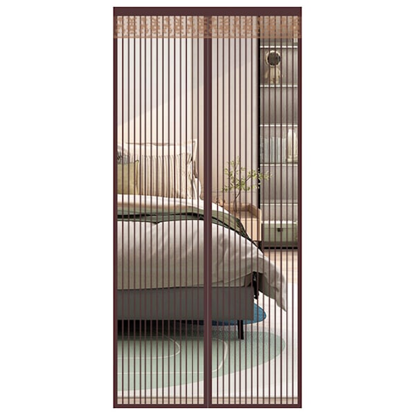 Myggenet dør Magnetisk vindue 120x220cm Gardin Insekt Flue Porte Myg Myg Myg Tip Klæbende Automatisk Lukning Meget tynd Nem Installation