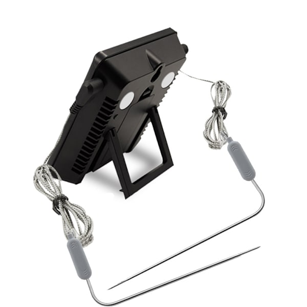 Digitalt grilltermometer med 2 sonder - Køkkentermometer med LCD-display