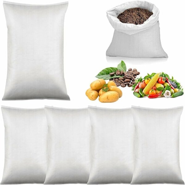 10 stycken sopsäckar, trädgårdsavfallssäckar, byggsäckar, byggavfallssäckar Avfallssäckar för byggarbetsplatser, vgtaux dchetes de site 60x110 cm