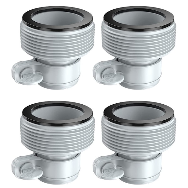 8 stk. Filterpumpe Slange Adaptere Slange Omdannelsesadaptere 1,25 tommer til 1,5 tommer Slange Adapter Sæt