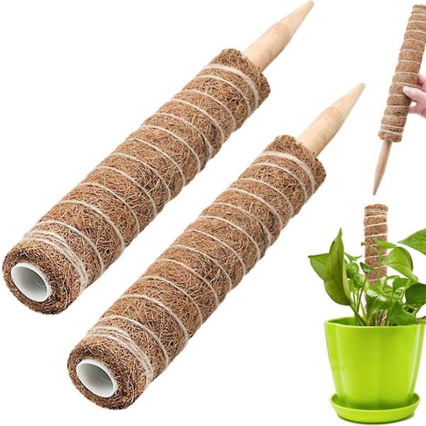 2 st mosspinnar för klätterväxtstöd, växtpinne (40 cm)