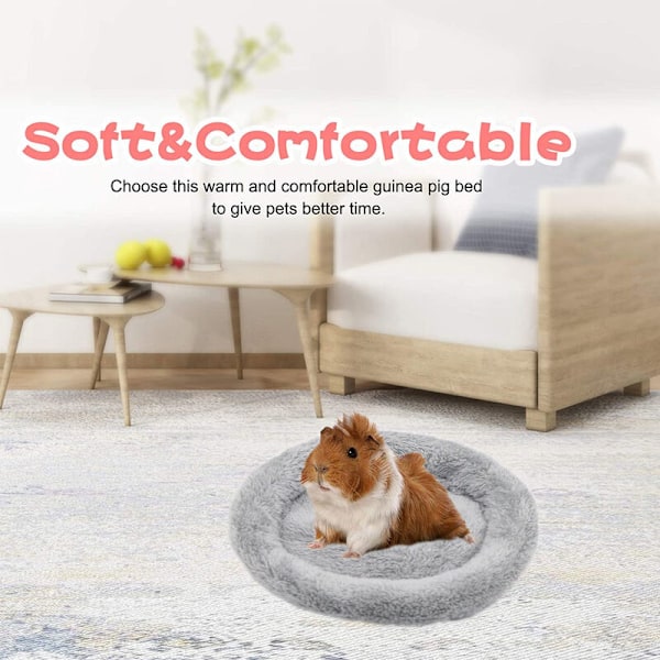 Hamsterbädd, rund sovmmatta för hamster/igelkott/ekorre/mus/råttor och andra smådjur