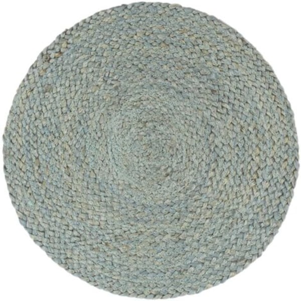 Placemats 4 pcs Plain Olive Green 30 cm Round Jute