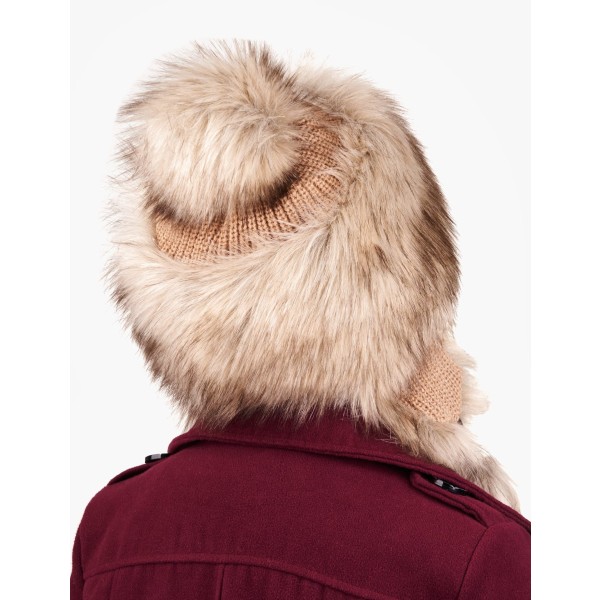 Dame Faux Fur Catcher Hat - Morsom, varm og annerledes russisk pelslue