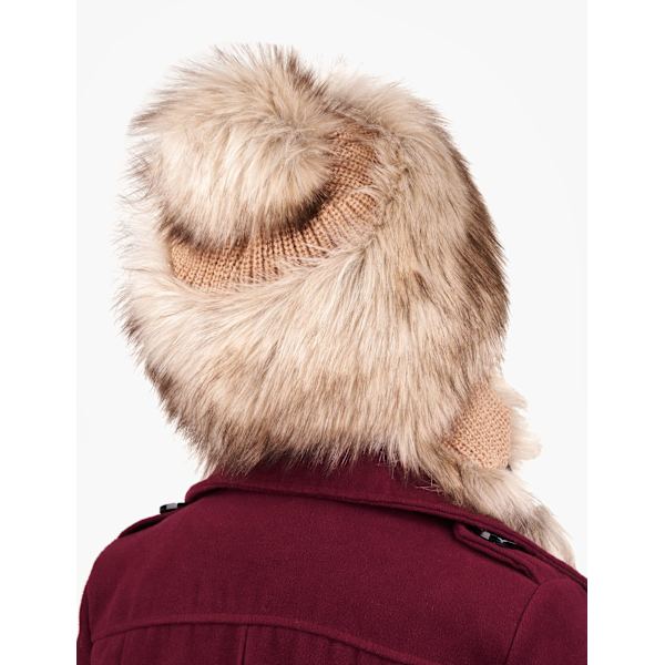 Dame Faux Fur Catcher Hat - Sjov, varm og anderledes russisk pelshat