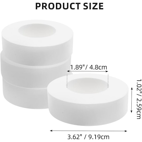 Sæt med 4 klatreringe 6101611 -R4 til Mayronics Dolphin robotpoolrenser - Kompatibel med M200, M400, M500, Nautilus/CC Plus og DX3/DX4/DX6