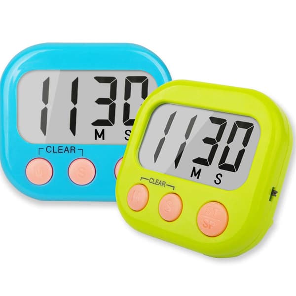 Lærerbarn Klasserom Timer Stor Magnetisk Digital Timer 2 Pakke