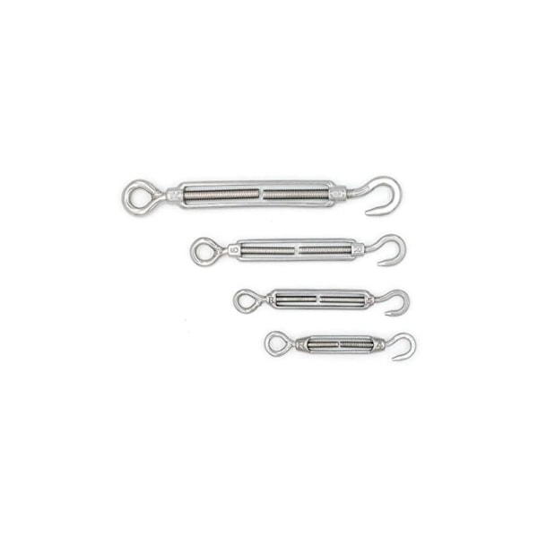 M8 krok och ögle vantskruv i 304 rostfritt stål - 5-pack