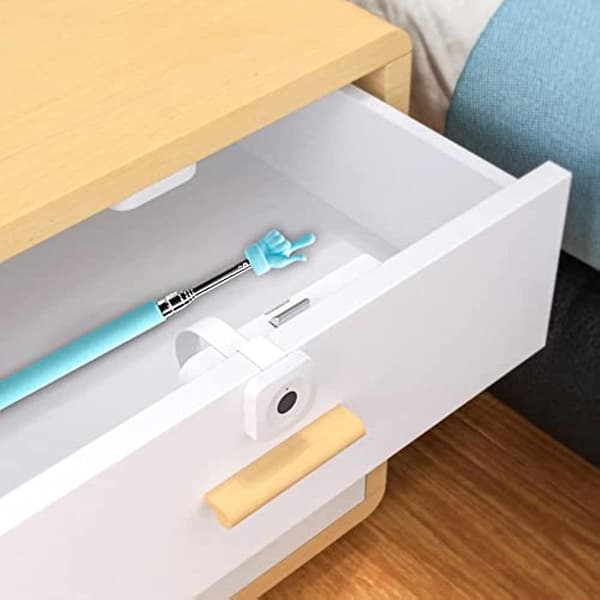 Teleskopisk lärarpekare, Mini Hand Pointers Finger Pointer Stick, Retractable Teacher Pointer, Presentation Tool  Svart