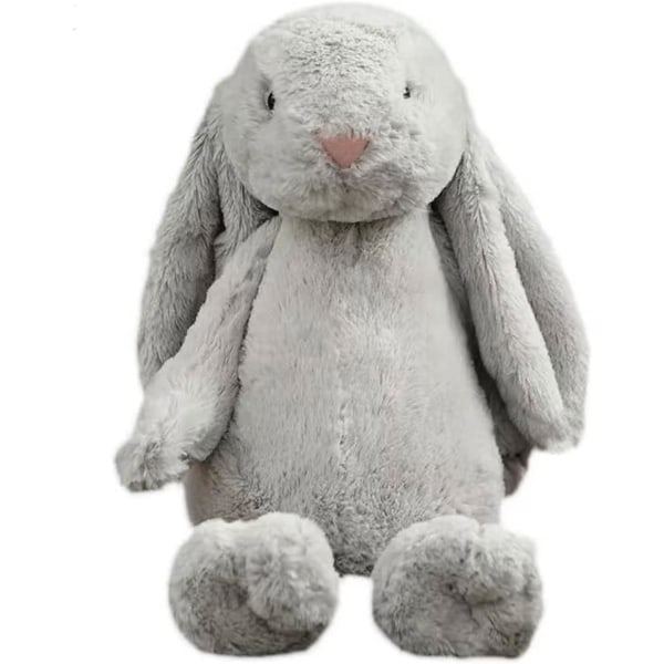Kanin gosedjur - mor & barn kanin plysch - gose kanin - present för barn plyschleksak (40 cm)