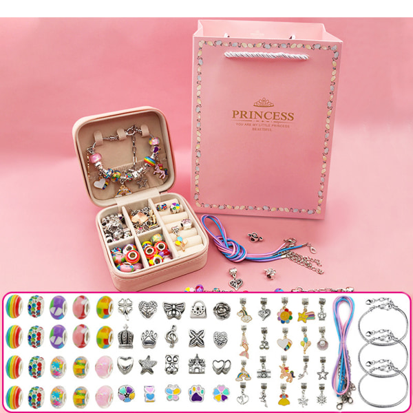 3 handgjorda handgjorda pärlarmband för barn födelsedagspresent för 6-12 år