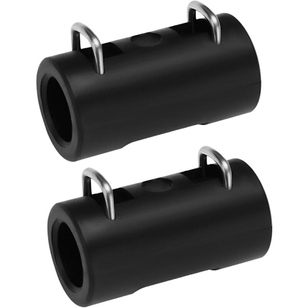 2 Stykker Højtryksrenser Pistol Adapter Kompatibel med Bosch Højtryksrenser Slangeforlænger Konnektor 37.8 x 19.6 mm til Haver og Gårde Sort