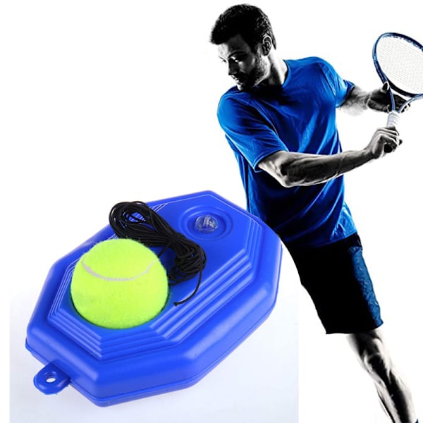 Tennis træningsudstyr med bold enkelt træningsudstyr øvelse selv-pligt tennis selv-læring rebound-udstyr sparsring-udstyr ottekantet base