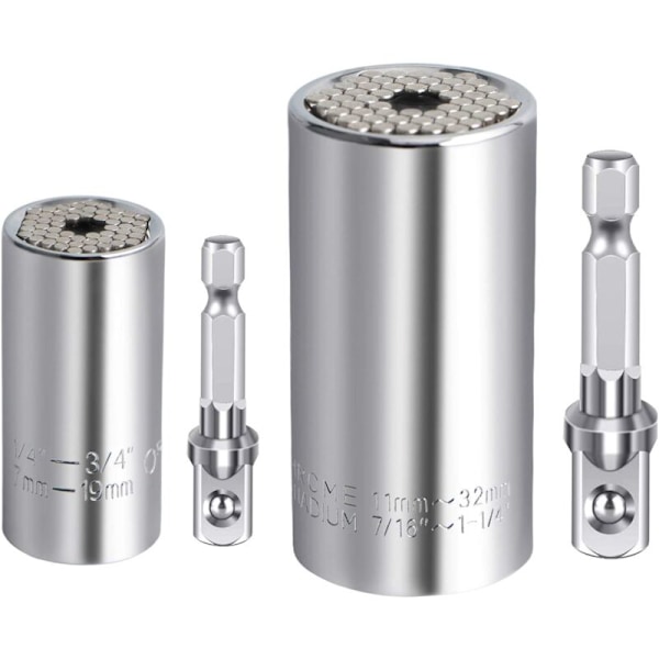 Universal Sweed Game 7-19mm 11-32mm Multi Multi Magic Key Svetteverktøy med universal sokkel Gator Grip