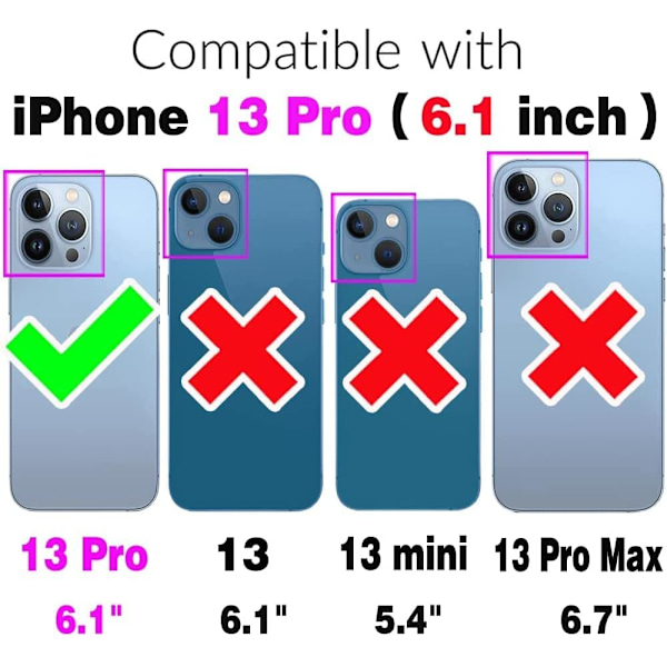Telefondeksel for iPhone 13, Kvinner Menn Rød