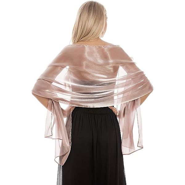 Elegant Stole Sjal Til Bryllupper Brude Piger Proms Fester (cameo)