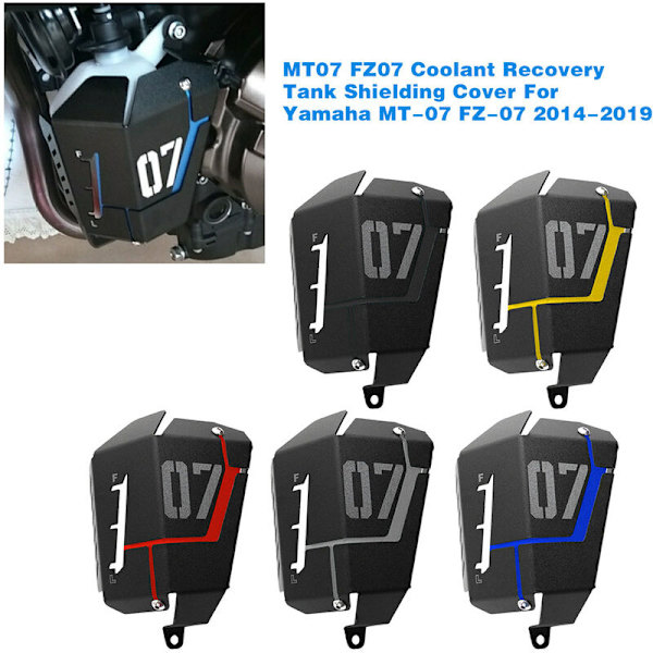 Motorcykel Undertank Cover Beskytter til Yamaha MT-07 (Sort)