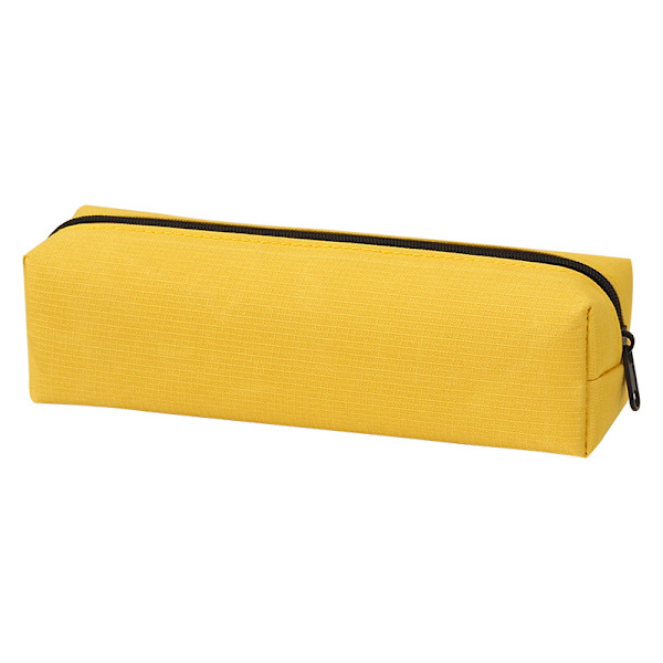 Rektangulär textilbox 22 x 5 x 6 cm gul