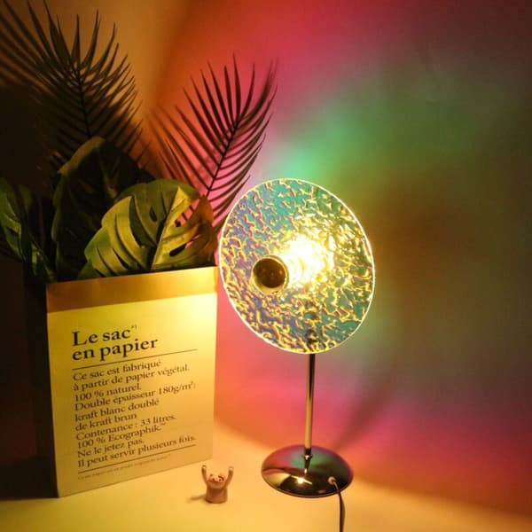 Bordlampe - USB Farveskiftende Stemningslys til Bar Restaurant Cafe