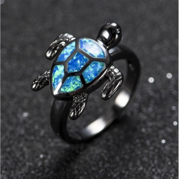 Motet skilpadde Opal sten legering kvinners ring (1 stk)