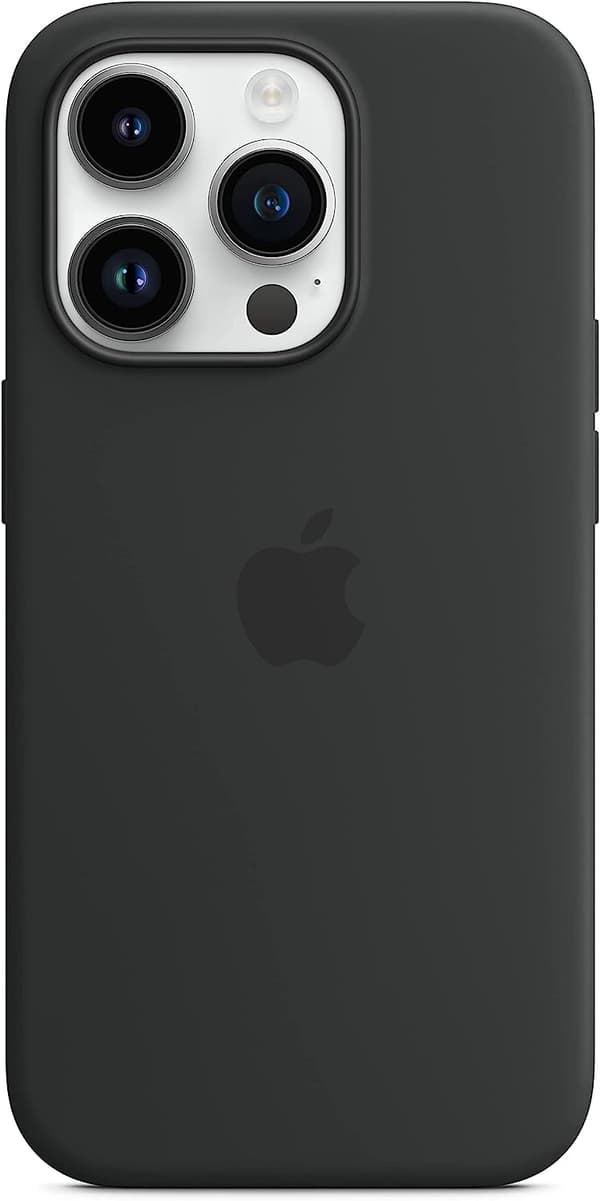 iPhone 14 Pro -silikonikotelo MagSafella - Midnight