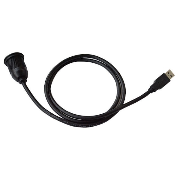 USB 3.0 infälld monteringskabel, instrumentpanel, instrumentbrädesmontering, jackkontakt, förlängningskabel, sladd, resistent mot
